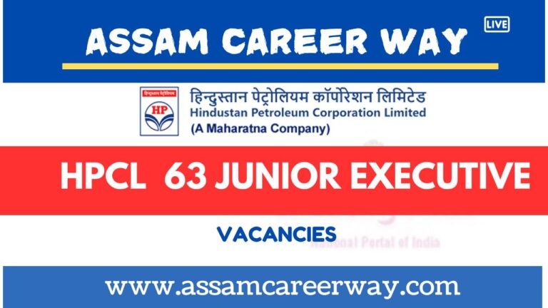 HPCL RECRUITMENT 2025 – APPLY ONLINE FOR 63 JUNIOR EXECUTIVE VACANCIES!