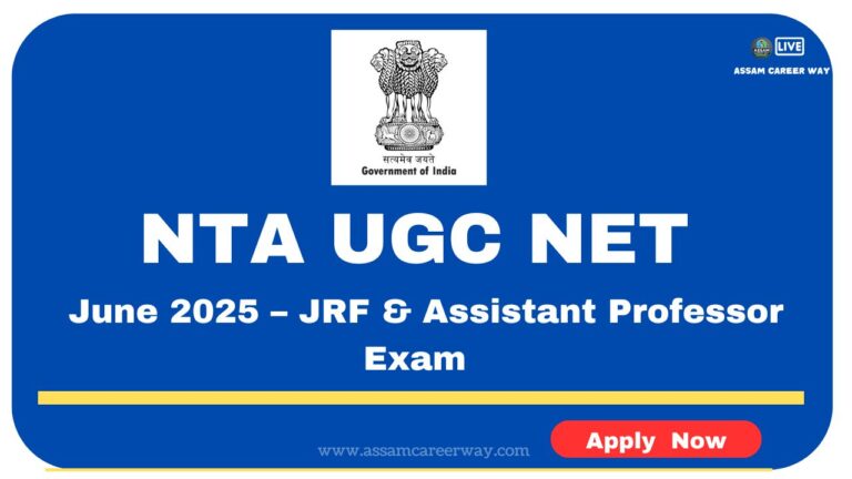 NTA UGC NET June 2025 – JRF & Assistant Professor Exam