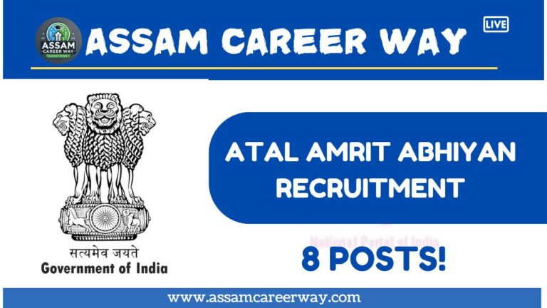 ATAL AMRIT ABHIYAN RECRUITMENT 2025 – APPLY ONLINE FOR 8 POSTS!