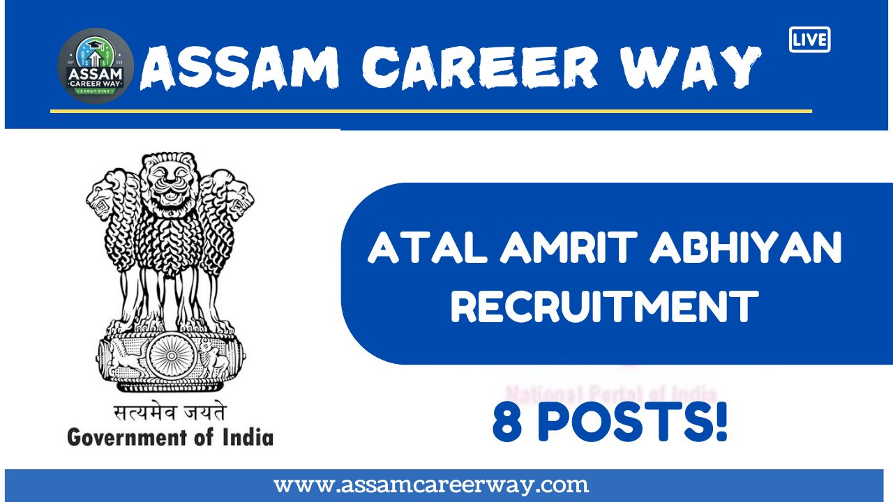 ATAL AMRIT ABHIYAN RECRUITMENT 2025 – APPLY ONLINE FOR 8 POSTS!