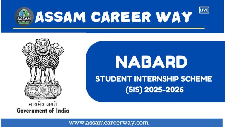 NABARD STUDENT INTERNSHIP SCHEME (SIS) 2025-2026