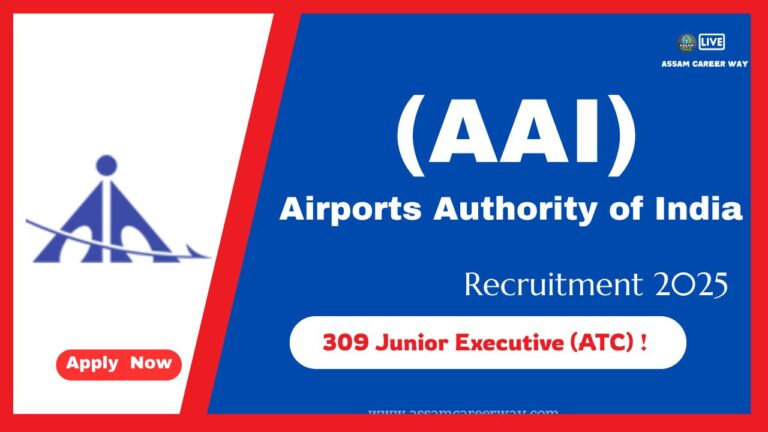 AAI Recruitment 2025 – Apply Online for 309 Junior Executive (ATC) Posts