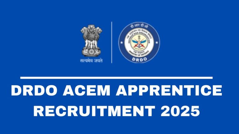 DRDO ACEM Apprentice Recruitment 2025 – Apply Now for 41 Graduate & Technician Positions!