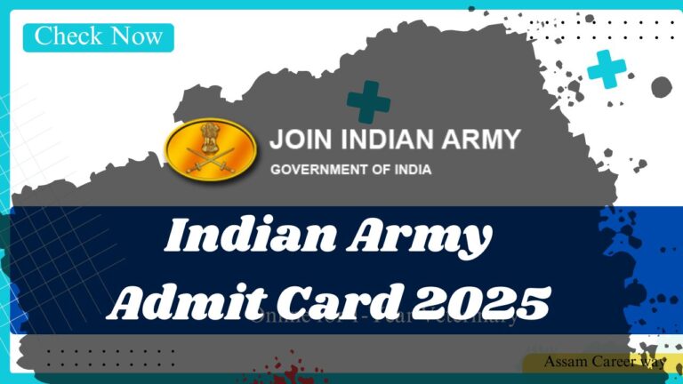 Indian Army Admit Card 2025 – Agniveer CEE Call Letter Download Guide