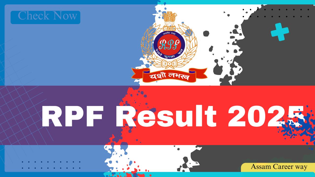 RPF Result 2025 declared for Constable Executive CBT – Download Merit List and Scorecard PDF"
