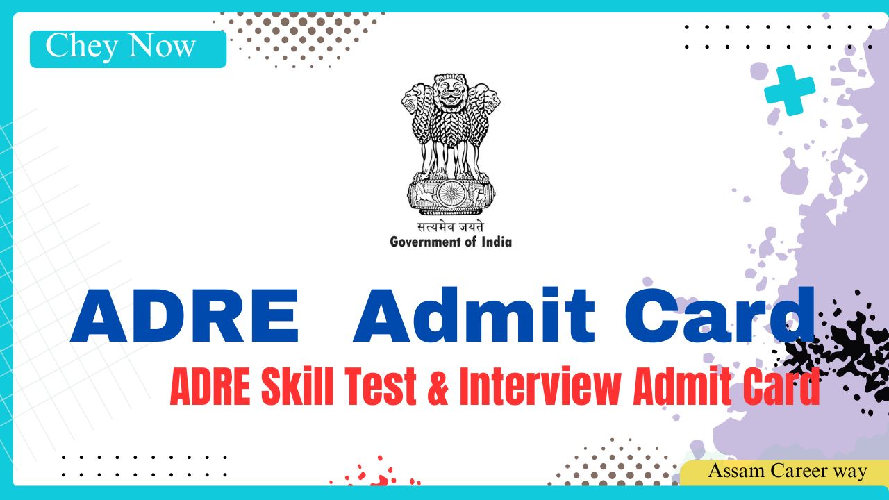 Candidates downloading Assam Direct Recruitment Admit Card 2025 from official website
