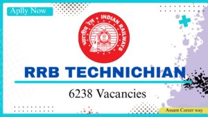 RRB Technician CBT exam preparation with mock test on computer screen.
