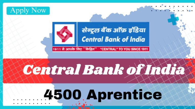 Central Bank of India Apprentice Recruitment 2025 – Apply Online for 4500 Posts Across India