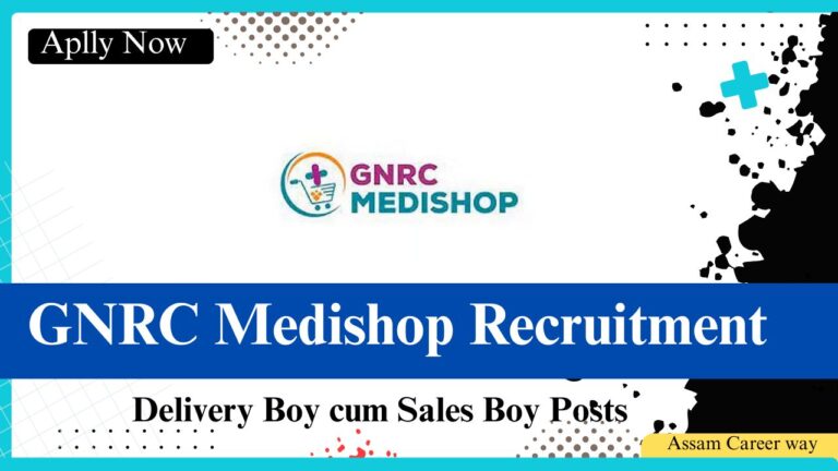 GNRC Medishop Recruitment 2025 – Apply Online for Delivery Boy cum Sales Boy Posts