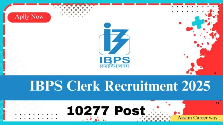 IBPS Clerk Recruitment 2025 – Apply Online for 10,277 Customer Service Associate Posts | Big Opportunity for Banking Aspirants!