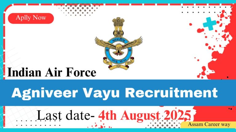 Indian Air Force Recruitment 2025 – Apply Online for Agniveer Vayu Intake 02