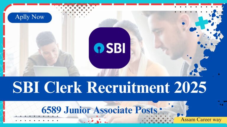 SBI Clerk Recruitment 2025 – Apply Online for 6589 Junior Associate Posts