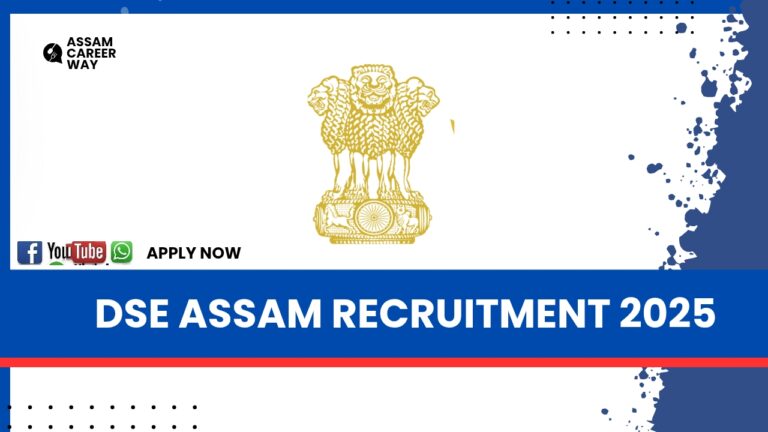 DSE Assam Recruitment 2025 – Apply Online for 59 Special Educator Vacancies