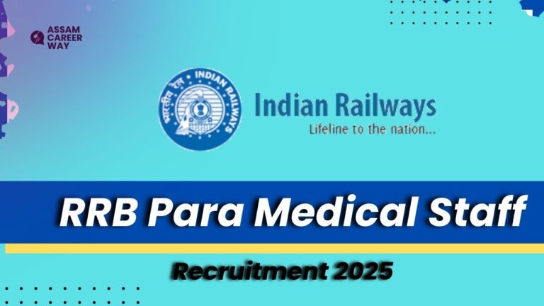 RRB Para Medical Staff Recruitment 2025