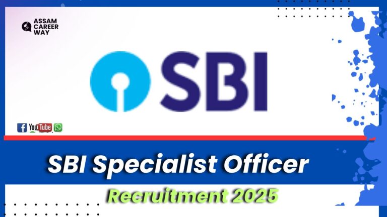 SBI Specialist Officer Recruitment 2025 – 122 Posts, Apply Online