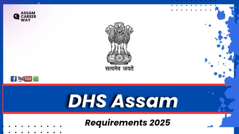 DHS Assam Recruitment 2025 – Apply Online for 191 Grade III (Non-Technical) Posts