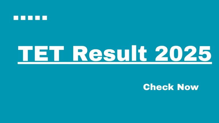 TET Result 2025 – Assam GT & PGT Final Result Declared | Check Merit List and Marksheet