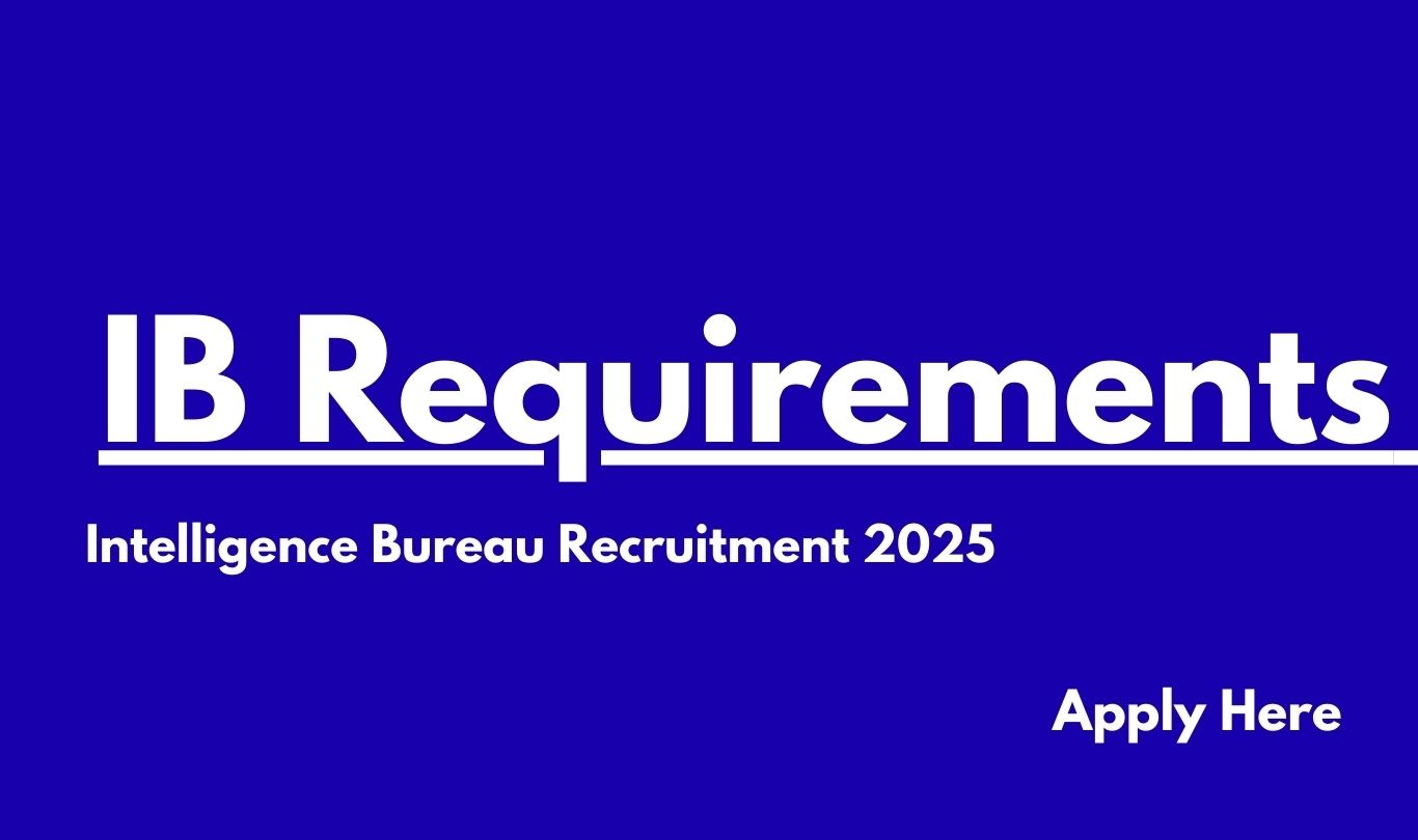 Apply now for 362 MTS posts in the Intelligence Bureau.